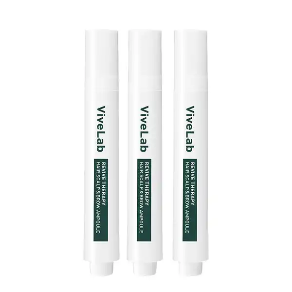 vivelab-revive-therapy-hair-scalp-brow-ampoule-مجموعة فايف لاب سيروم الشعر وفروة الرأس والحواجب 3 عبوات × 15مل مجموعة فايف لاب سيروم الشعر وفروة الرأس والحواجب 3 عبوات × 15مل