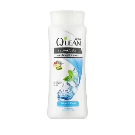 شامبو كيو لين المضاد للقشرة فريش & كول 170مل Qlean Anti Dandruff Shampoo Fresh & Cool