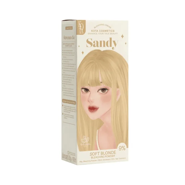 صبغة شعر أشقر فاتح 100مل Kota Cosmetics Sandy Soft Blonde
