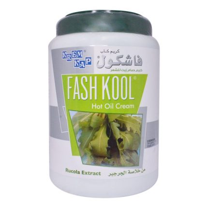فاشكول كريم حمام زيت للشعر بالجرجير من كريم كاب 1500مل Krem Kap Fash Kool Hot Oil Hair Mask Rucola Extract