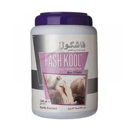 فاشكول كريم حمام زيت للشعر بخلاصة الثوم من كريم كاب - 1500مل Krem Kap Fash Kool Hair Cream Garlic Extract