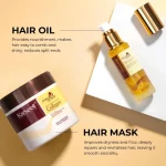 كارسيل مجموعة زيت وماسك للعناية بالشعر بخلاصة الماكا - 2 قطع Karseell Maca Essence Repair Collagen Hair Mask and Oil