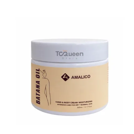 كريم أماليكو بزيت الباتانا لليدين والجسم 360مل – ترطيب مكثف للبشرة الجافة Amalico Batana Oil Hand & Body Cream