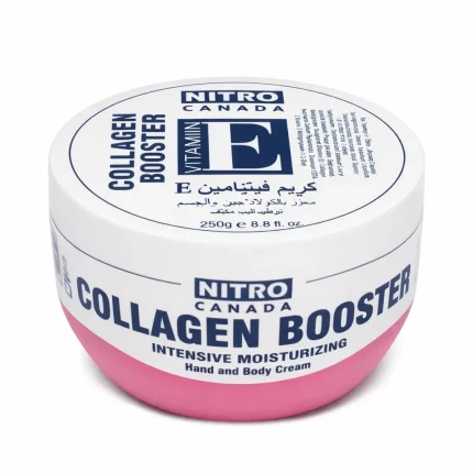 كريم نيترو كندا كولاجين بوستر بفيتامين E – ترطيب مكثف لليدين والجسم 250 جم