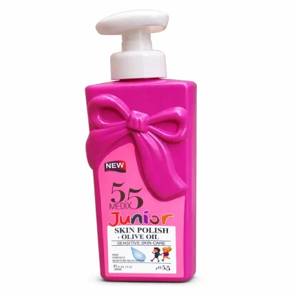 لوشن أطفال 55 Medix Junior بزيت الزيتون 400مل – ترطيب للبشرة الحساسة