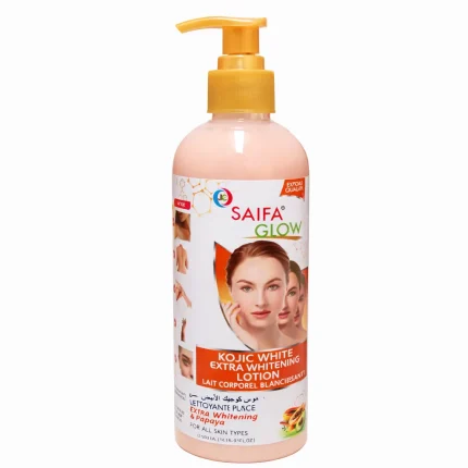 لوشن كوجيك وايت SAIFA GLOW لتفتيح وترطيب البشرة 500مل