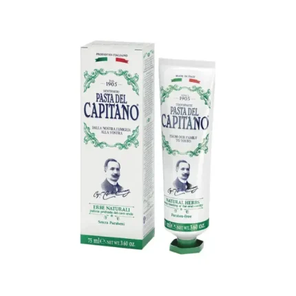 معجون أسنان باستا ديل كابيتانو 1905 بالأعشاب الطبيعية 75مل Pasta Del Capitano 1905 Natural Herbs