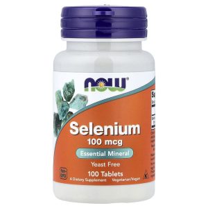 سيلينيوم ناو فودز 100 ملجم – دعم المناعة وصحة الغدة الدرقية 100 قرص | NOW Foods Selenium 100 mcg