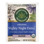 شاي Nighty Night Extra للنوم 16 كيس – بلسم الليمون وفاليريان