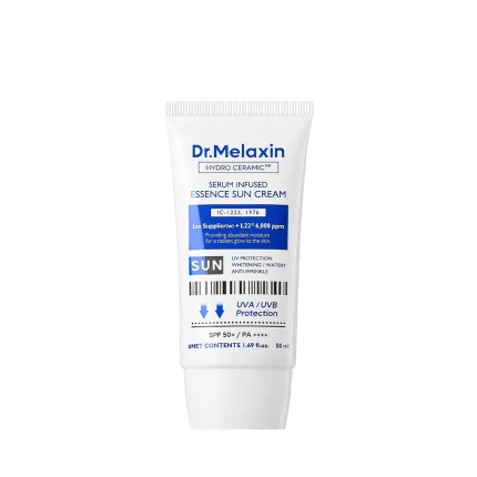 واقي شمس ميلكسين Hydro Ceramic Essence SPF50+ لترطيب البشرة وحمايتها 50مل
