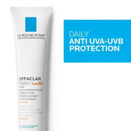 لاروش بوزيه ايفاكلار ديو + SPF30 لعلاج الحبوب وحماية الشمس 40مل