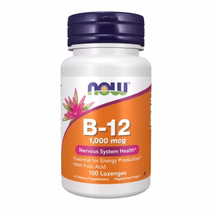 فيتامين ب12 ناو فودز 1000 مكغ 100 قرص | دعم الطاقة والأعصاب NOW Supplements, Vitamin B-12
