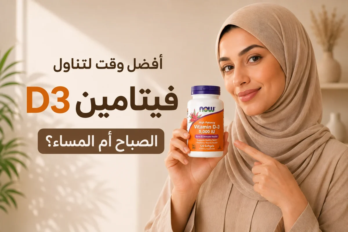أفضل وقت لتناول فيتامين D3 في الصباح مع وجبة لزيادة الامتصاص والطاقة