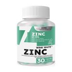 حبوب وينك وايت زنك 15mg للبشرة وحب الشباب – 30 كبسولة