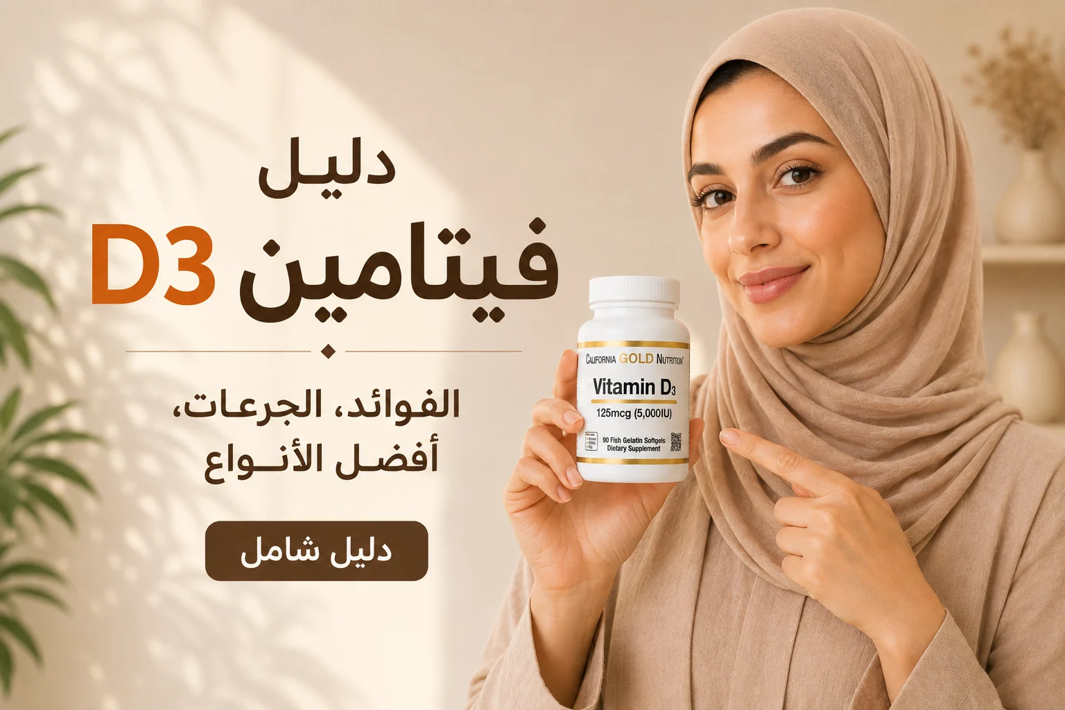 دليل فيتامين D3 الفوائد، الجرعات، أفضل الأنواع