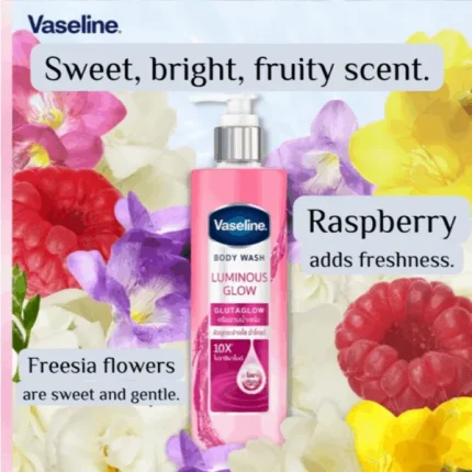 غسول الجسم فازلين لومينوس جلو GlutaGlow بتقنية النياسيناميد 45مل Vaseline Luminous Glow GlutaGlow