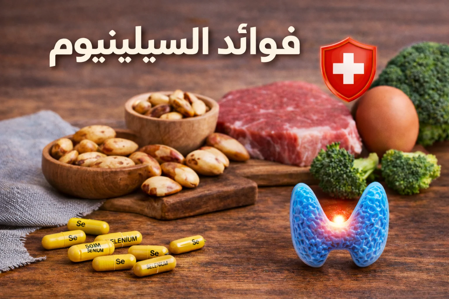 فوائد السيلينيوم للجسم ودوره في دعم المناعة وصحة الغدة الدرقية