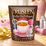 قهوة تروسلين بالكولاجين للتنحيف ونضارة البشرة 15 كيس Truslen Coffee Plus Collagen