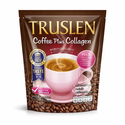 قهوة تروسلين بالكولاجين للتنحيف ونضارة البشرة 15 كيس Truslen Coffee Plus Collagen