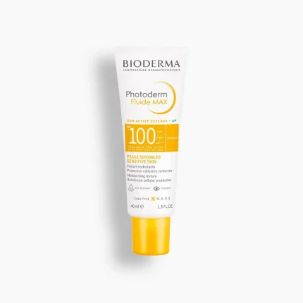 واقي شمس بيوديرما فوتوديرم SPF100 فلويد غير مرئي 40 مل حماية عالية للبشرة Bioderma Photoderm Fluide Max SPF100 Invisible Sun Cream
