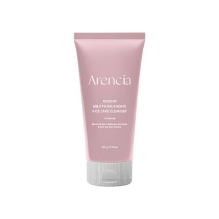 ARENCIA Rice Cake Cleanser Mild pH Balancing أرينسيا غسول الأرز متوازن الحموضة لتنظيف لطيف وتفتيح البشرة 150 جم
