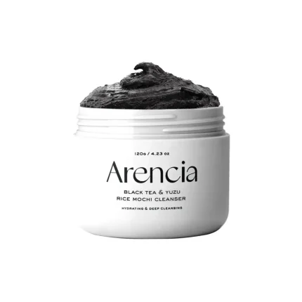 Arencia Black Tea Rice Mochi Cleanser 120g غسول أرينسيا بلاك تي رايس موشي لتنظيف البشرة 120 جرام