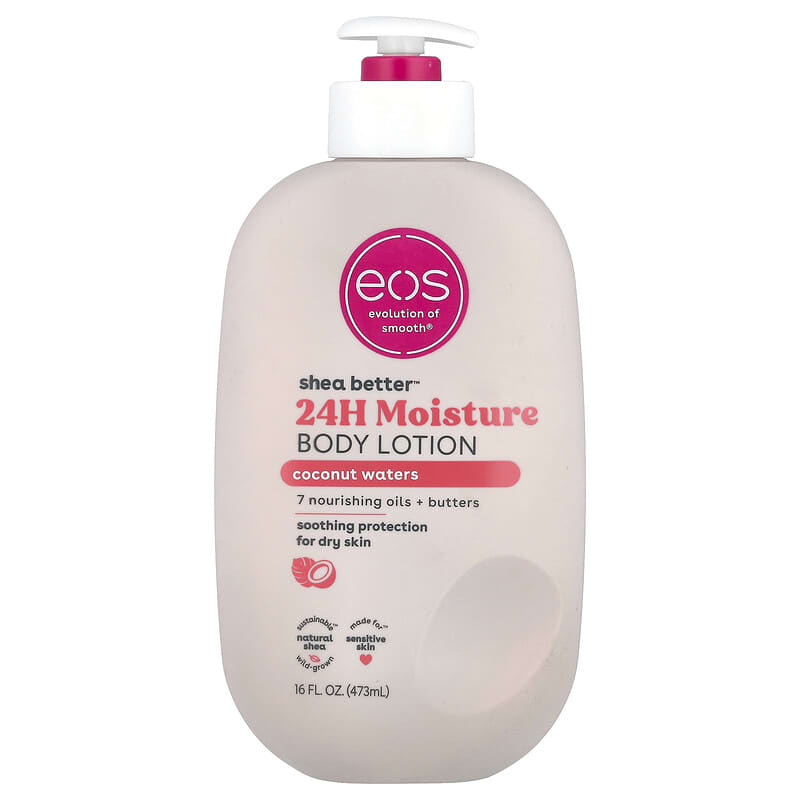 EOS Shea Better 24H Moisture Body Lotion Coconut Waters 1 إيوس لوشن الجسم شيا بيتر ترطيب 24 ساعة كوكو نت ووتر 473مل