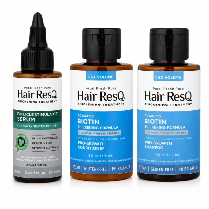 بيتال فريش مجموعة تكثيف الشعر Hair ResQ للسفر 4 قطع بالبيوتين