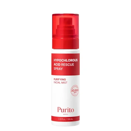 PURITO Hypochlorous Acid Rescue Spray بخاخ بوريتو بحمض الهيبوكلوروس لتهدئة وتنقية البشرة 100 مل
