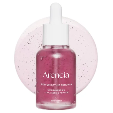 Arencia Red Smoothie Serum 8 for Brightening & Hydration 30ml سيروم أرينسيا ريد سموثي 8 لتفتيح وترطيب البشرة 30مل