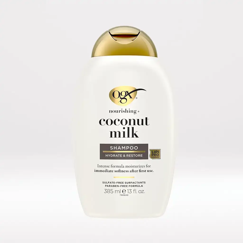 ogx-coconut-milk-shampoo-385ml شامبو OGX بحليب جوز الهند لترطيب الشعر وتقويته 385مل