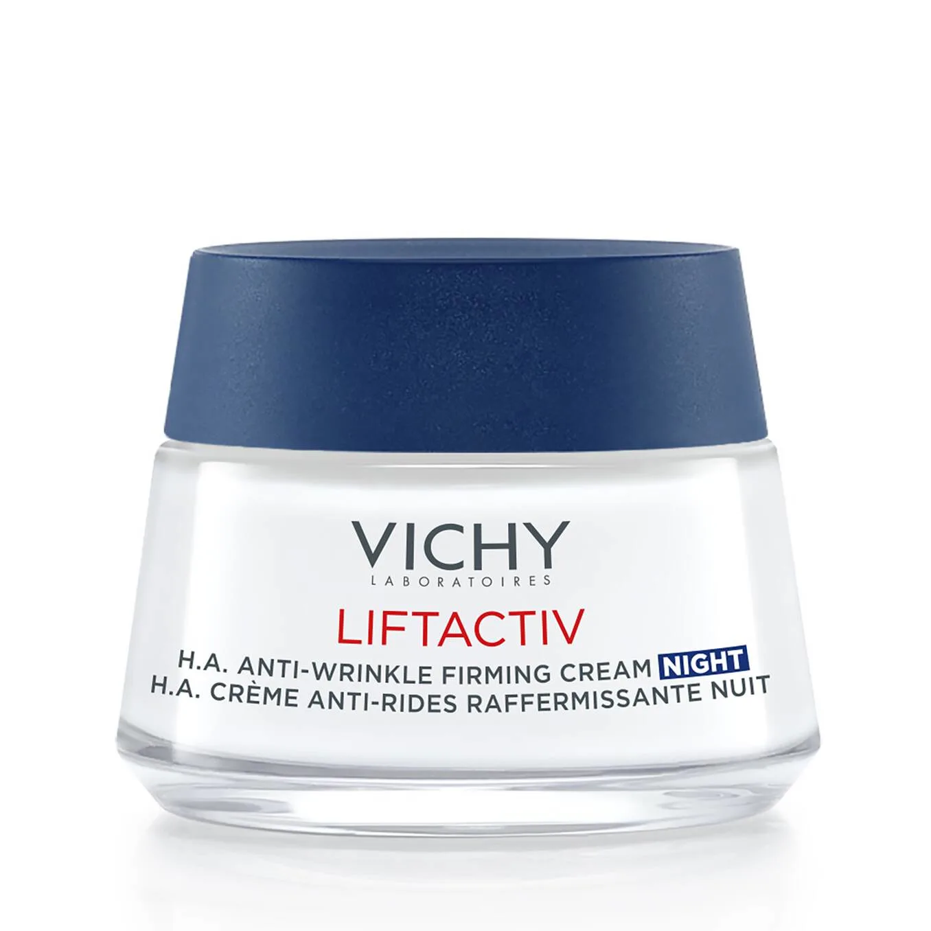 vichy-liftactiv-hyaluronic-night-cream-50ml كريم فيشي الليلي بحمض الهيالورونيك لشد البشرة ومكافحة التجاعيد 50مل