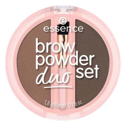 إيسنس بودرة حواجب ثنائية 02 ميديم Essence Brow Powder Duo Set 02 Medium