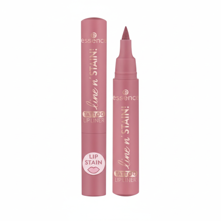 Essence Line n' STAIN! Tattoo Lip Liner 02 Must Have Brown قلم تحديد شفاه إيسنس لاين إن ستين 02 مست هاف براون