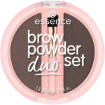 إيسنس بودرة حواجب ثنائية 03 دارك Essence Brow Powder Duo Set 03 Dark