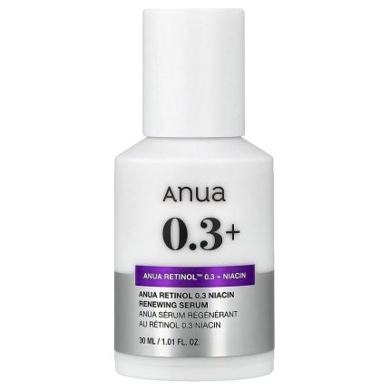 أنوا سيروم نانو ريتينول 0.3% + نياسين للبشرة Anua Retinol 0.3 + Niacin Renewing Serum 30 ml