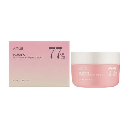 أنوا كريم الخوخ 77% والنياسيناميد 50 مل Anua Peach 77% Niacin Enriched Cream 50 ml