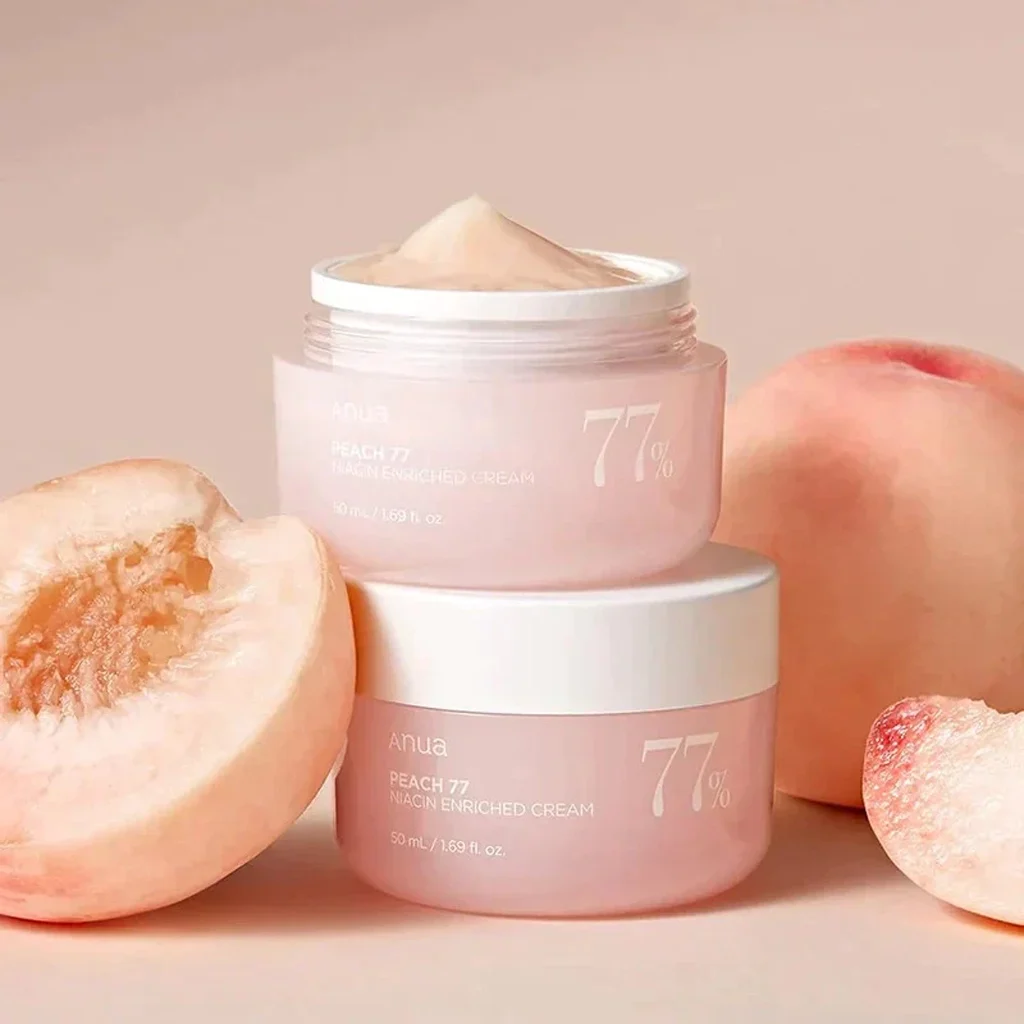 أنوا كريم الخوخ 77% والنياسيناميد 50 مل Anua Peach 77% Niacin Enriched Cream 50 ml