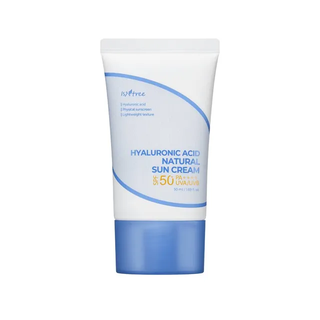 اسنتري كريم واقي شمس طبيعي بحمض الهيالورونيك SPF 50+ حجم 50 مل Isntree Hyaluronic Acid Natural Sun Cream SPF 50+ 50ML