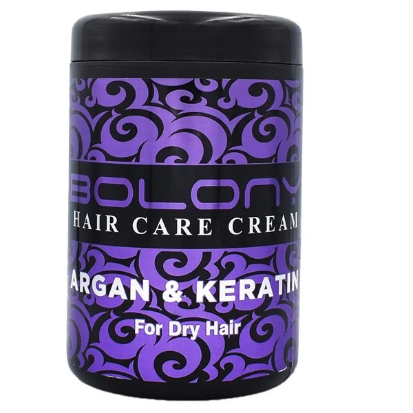 بولوني كريم الشعر بالأرغان والكيراتين 1000 مل Bolony Argan & Keratin Hair Cream 1000 ml