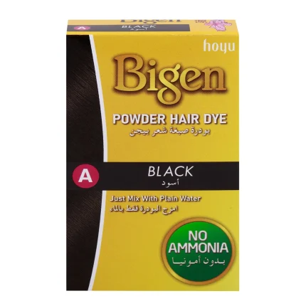 بيجن بودرة صبغة الشعر أسود 6 جم Bigen Black Hair Dye Powder 6 g