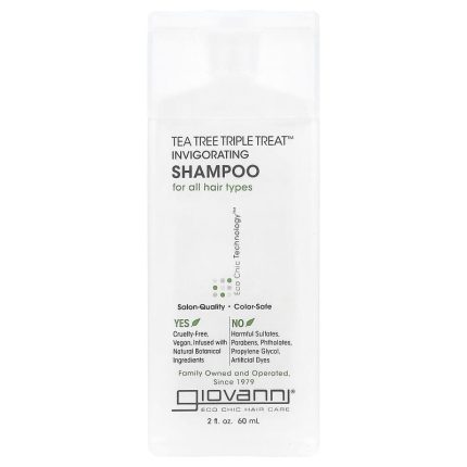 جيوفاني شامبو الترطيب العميق للشعر التالف 60 مل Giovanni Smooth As Silk Deep Moisture Shampoo For Damaged Hair 60 ml