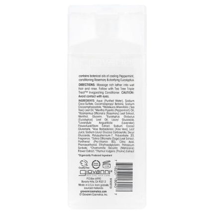 جيوفاني شامبو الترطيب العميق للشعر التالف 60 مل GiGiovanni Smooth As Silk™ Deep Moisture Shampoo For Damaged Hair 60 ml