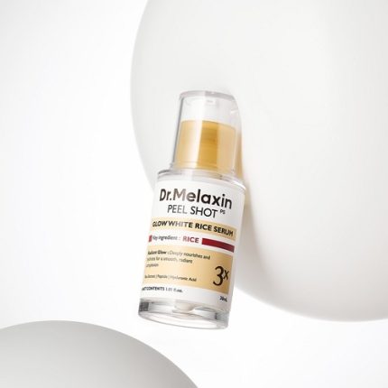 دكتور ميلاكسين وايت رايس سيروم Dr.Melaxin Peel Shot Glow White Rice Serum 30ml