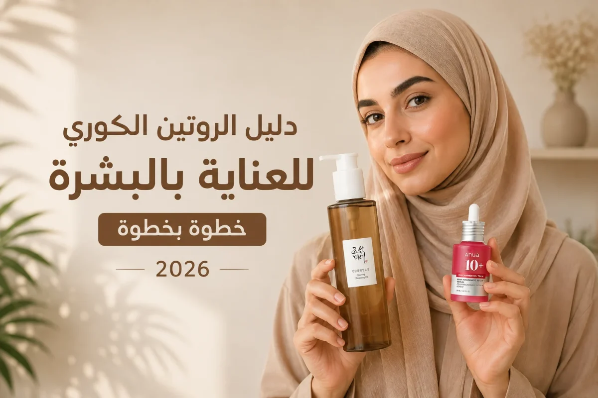 دليل الروتين الكوري للعناية بالبشرة خطوة بخطوة 2026