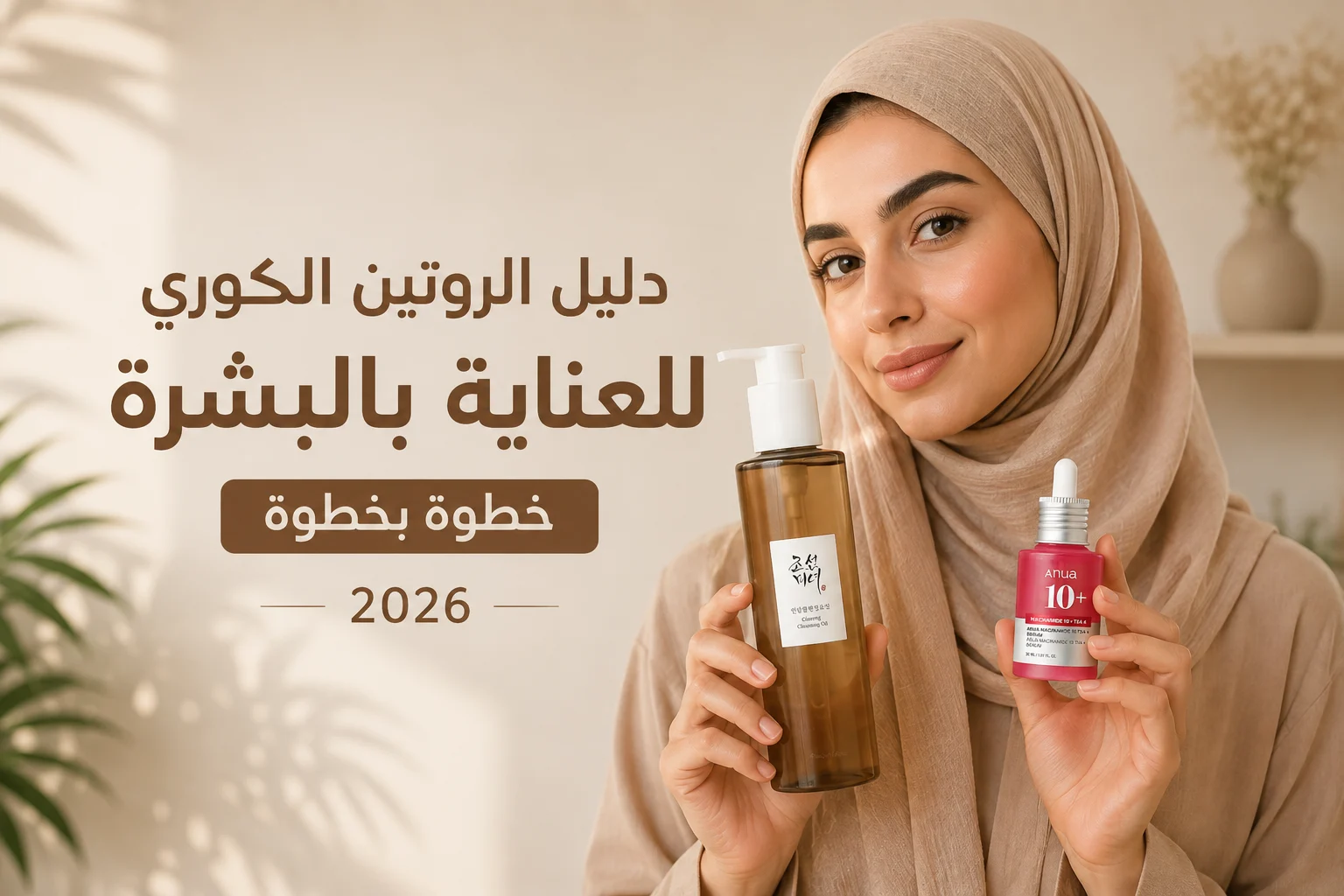 دليل الروتين الكوري للعناية بالبشرة خطوة بخطوة 2026