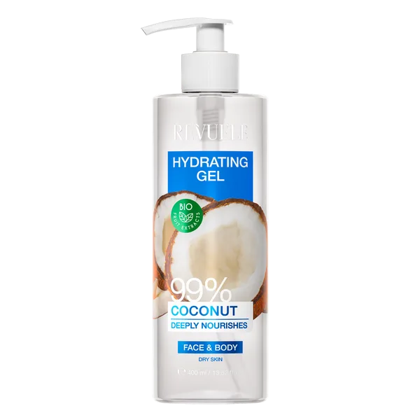 ريفويل جل مرطب بجوز الهند 400 مل REVUELE Hydrating Gel Coconut 400ml ريفويل جل مرطب بجوز الهند 400 مل REVUELE Hydrating Gel Coconut 400ml