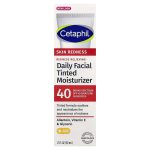 سيتافيل مرطب يومي ملون لتخفيف مظهر الاحمرار SPF 40 حجم 50 مل Cetaphil Redness Relieving Daily Facial Tinted Moisturizer SPF 40 50 ml