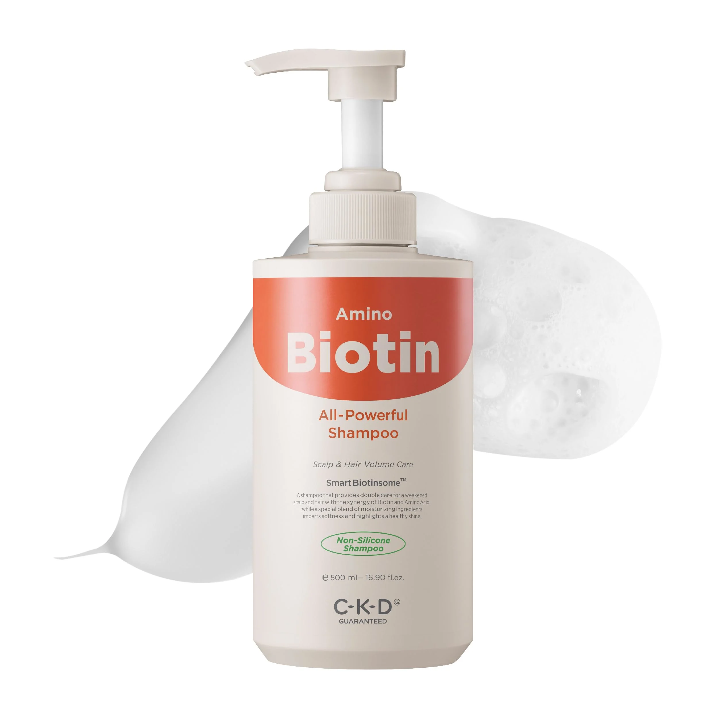 شامبو سي كي دي أمينو بيوتين CKD Amino Biotin All Powerful Shampoo 500ml