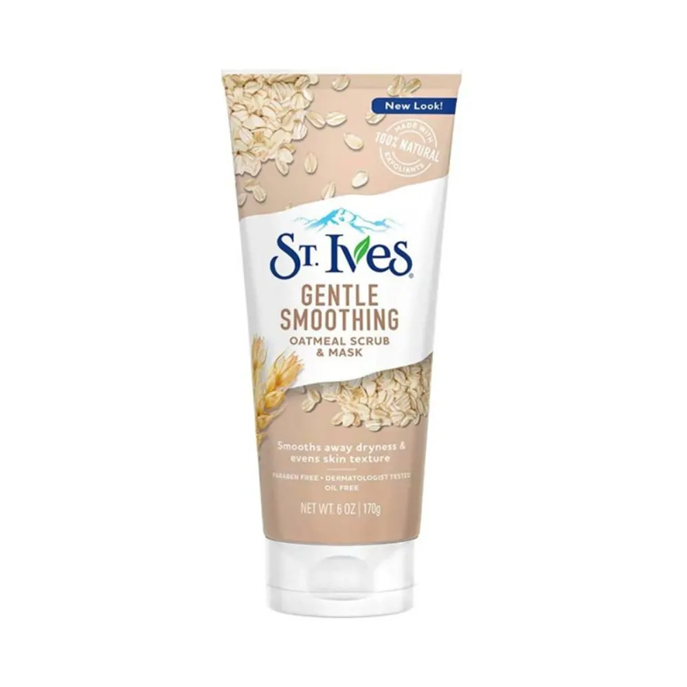 مقشر وماسك الشوفان ستيفز St. Ives Gentle Smoothing Scrub & Mask Oatmeal
